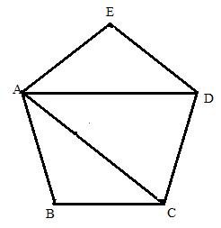 In A Regular Pentagon Abcde, Prove That: (i) Ac = Ad (ii) Ac Is 