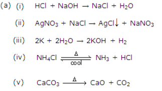 (a) Give one example each of (equations only) (i) Neutralization ...