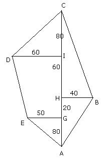 Find the area of following field. All the dimensions are in metres ...