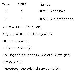 the sum of digits of a two digit number is 11 the number obtained by ...