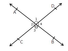 prove angles vertically intersect