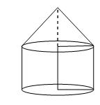 A tent is of the shape of a right circular cylinder upto a height of 3 ...