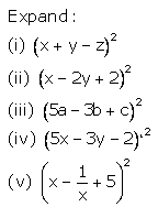 Selina Solutions Icse Class 9 Mathematics Chapter - Expansion