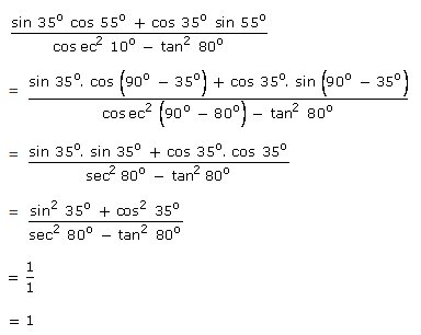 Without Using Trigonometric Tables Evaluate Without Using
