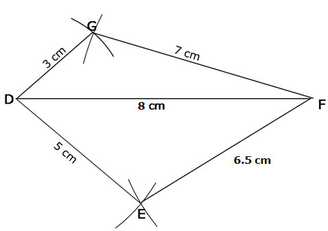 Ques ) Draw quadrilateral ABCD using the following data - Maths - Practical  Geometry - 11035419 | Meritnation.com