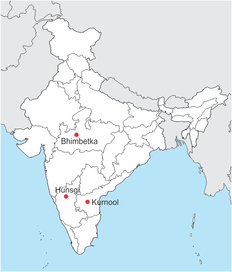 Hunsgi In India Map Can U Give Me These Marked On A Map Piklihal, Maski, Hunsgi, Brahmagiri,  Kurnool, Attirampakkam - Social Science - Kingdoms Kings And An Early  Republic - 13927759 | Meritnation.com