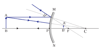 convex mirrors diagram