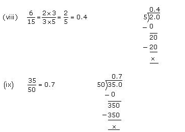 NCERT Solutions Class 10 Maths Chapter 1 - Real Numbers Exercise Ex 1.4 - Solution 2 - Convert Rational Number in Decimals