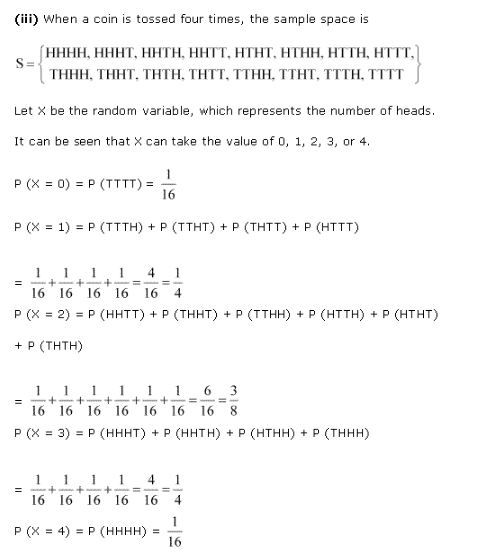 NCERT Solutions For Class 12-science Maths CBSE Chapter 13: Probability ...