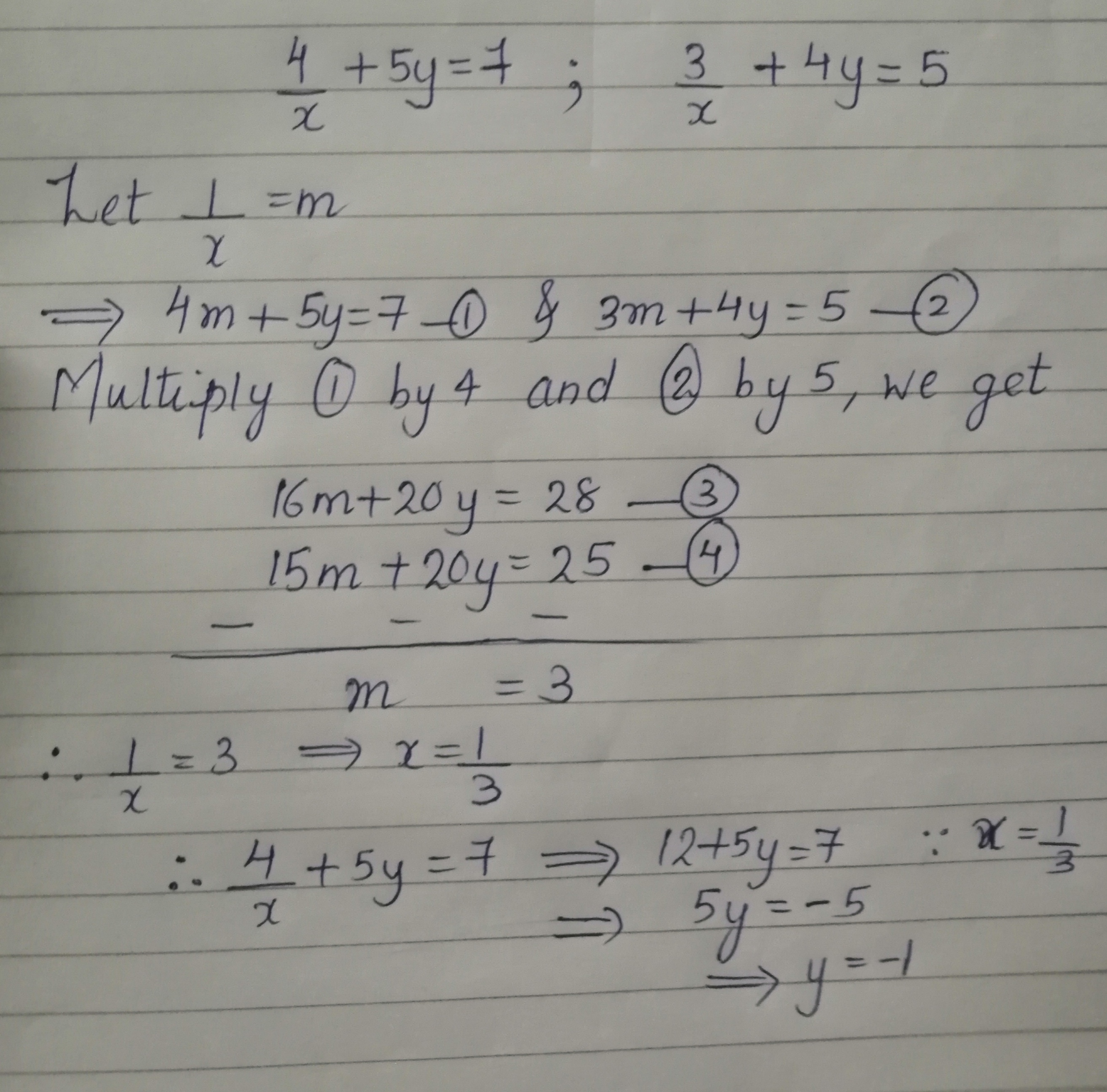 4 X 5y 7 3 X 4y 5 Mathematics Topperlearning Com Eyz2xh55