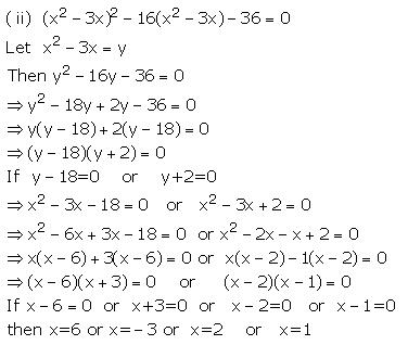 Selina Solutions Icse Class 10 Mathematics Chapter - Quadratic Equations