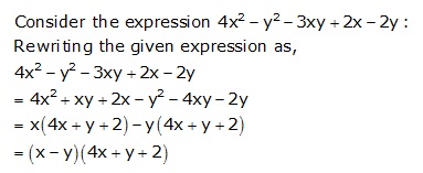 Factorise 4x 2 Y 2 3xy 2x 2y Please Show Solution 2 Stands For Square Mathematics Topperlearning Com Z7cxwqkk