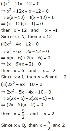 Selina Solutions Icse Class 10 Mathematics Chapter - Quadratic Equations