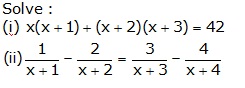 Selina Solutions Icse Class 10 Mathematics Chapter - Quadratic Equations