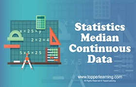 Median of continuous data 