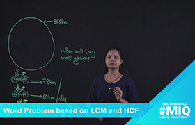 Word Problem based on LCM and HCF 