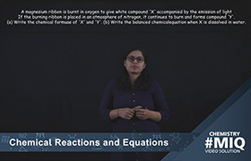 Chemical reactions and equations 
