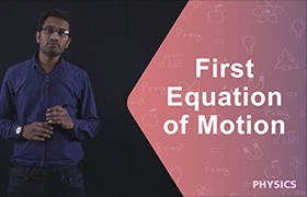 first equation of motion ...