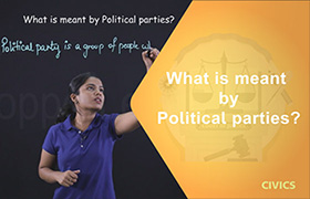 What is meant by Political parties? 