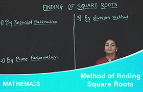 Method of finding Square Roots 