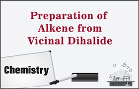 Preparation of alkene from vicinal dihalide ...
