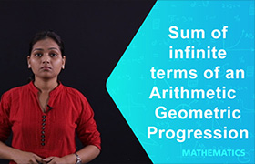 Sum of infinite terms of an Arithmetic-Geometric Progre ...