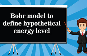 Bohr model to define hypothetical energy level 