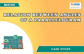 Relation between angles of a parallelogram 