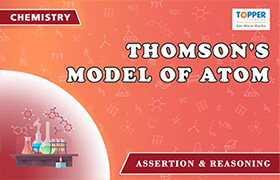 Thomson's Model of Atom 